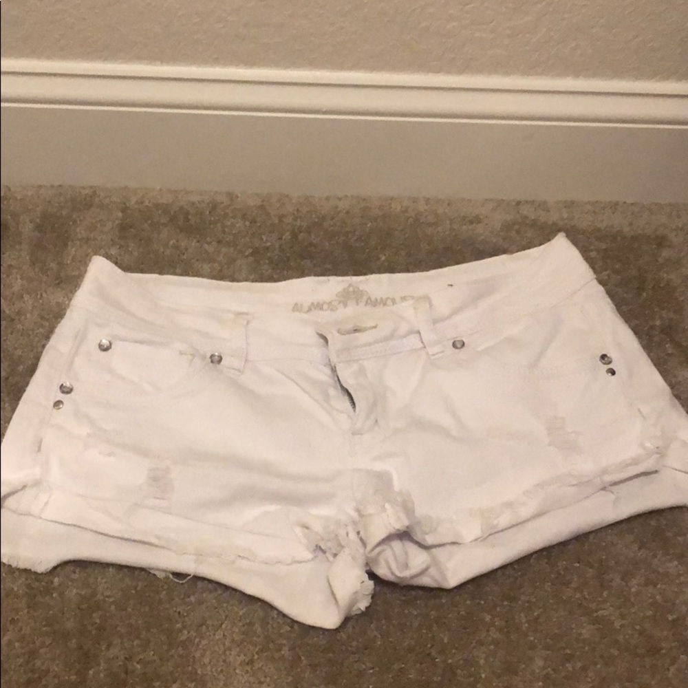White shorts